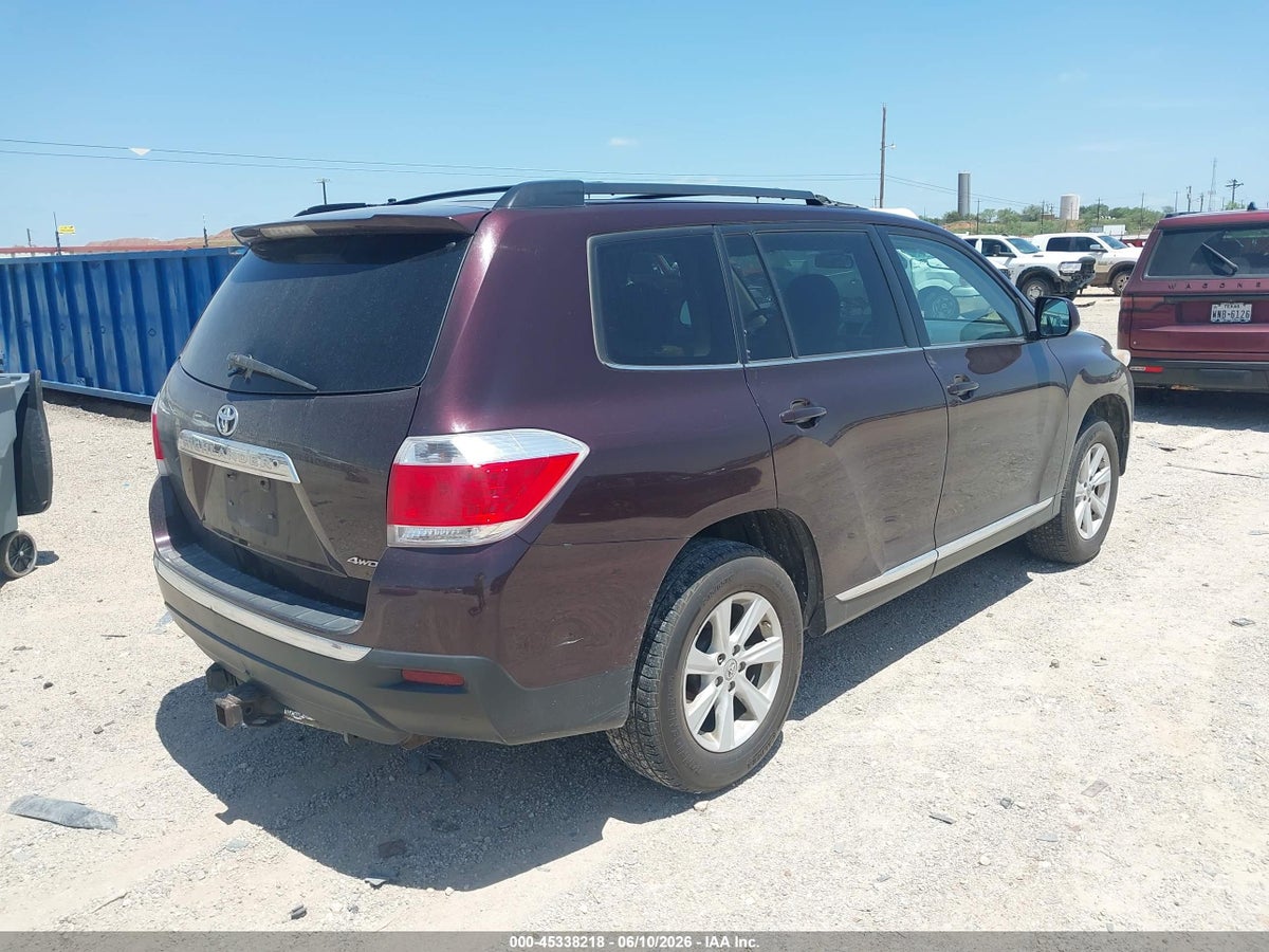 2013 TOYOTA HIGHLANDER BASE PLUS V6 — снимка 4