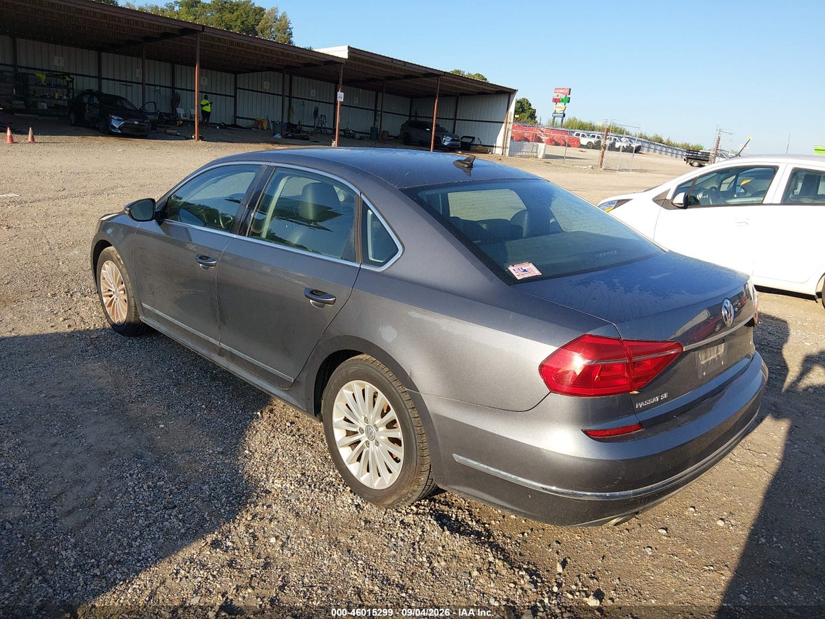 2016 VOLKSWAGEN PASSAT 1.8T SE — снимка 3