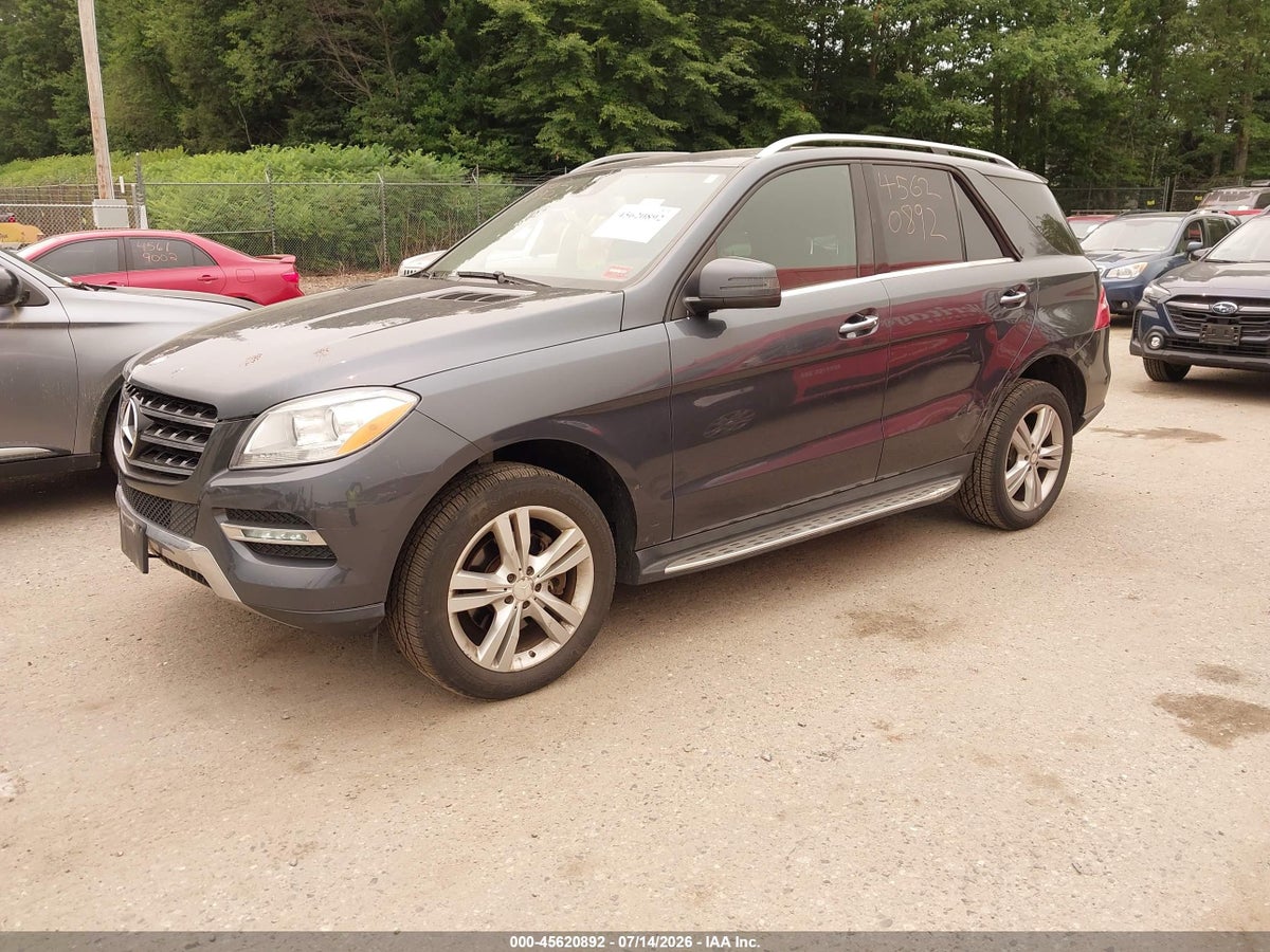 2014 MERCEDES-BENZ ML 350 4MATIC — снимка 2