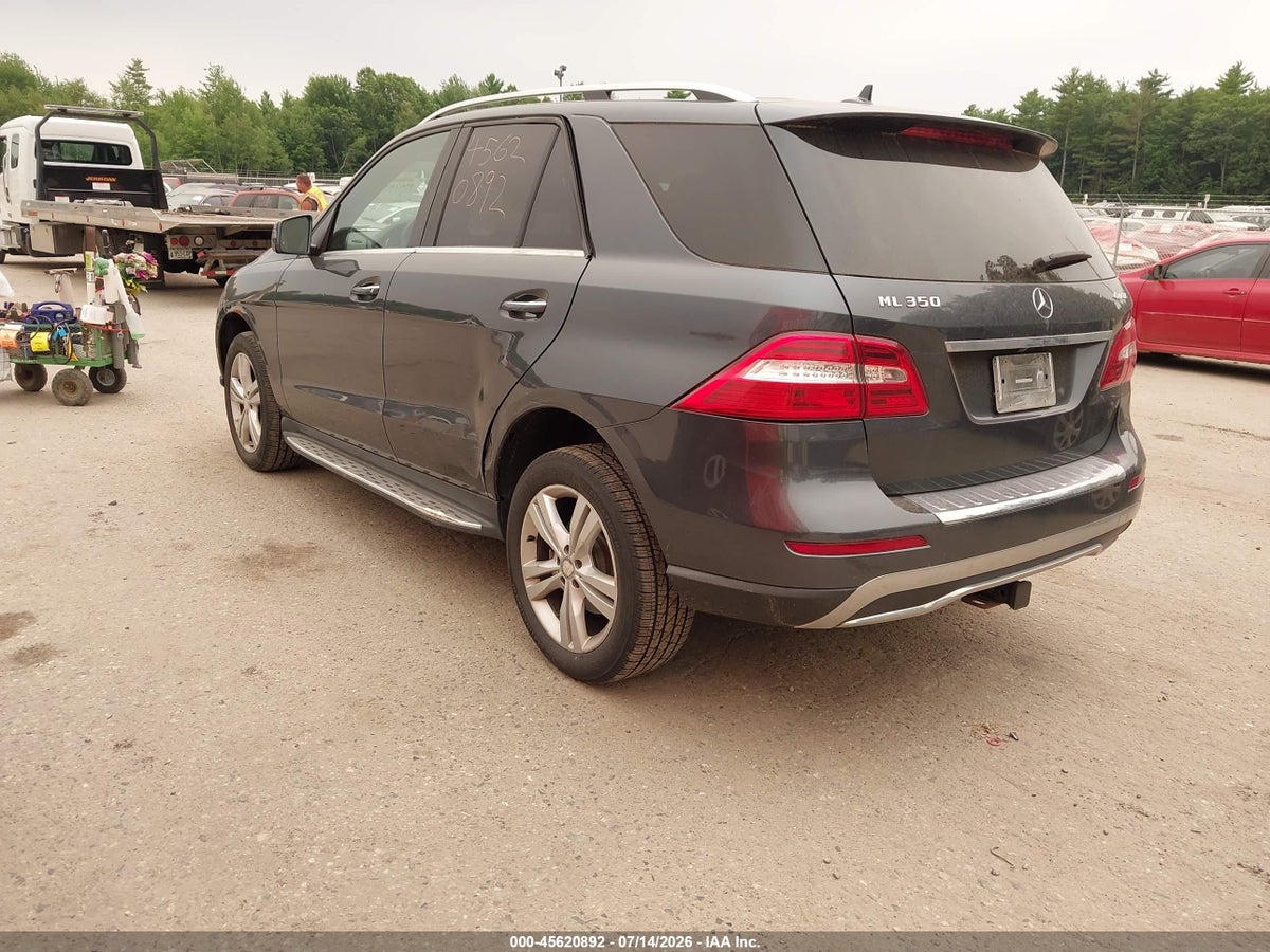 2014 MERCEDES-BENZ ML 350 4MATIC — снимка 3