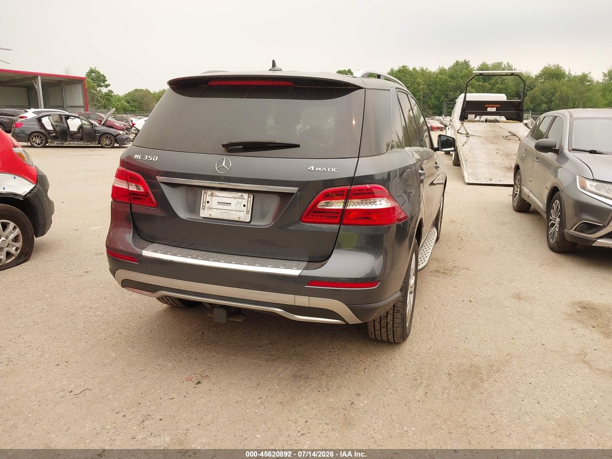 2014 MERCEDES-BENZ ML 350 4MATIC — снимка 4