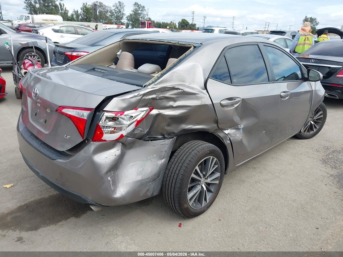 2016 TOYOTA COROLLA L/LE/LE PLUS/LE PREMIUM/S/S PLUS/S PREMIUM/S W/SPECIAL EDITION PKG — снимка 4
