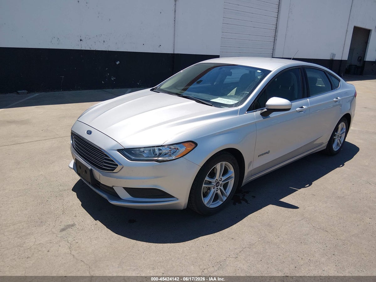2018 FORD FUSION HYBRID S — снимка 2