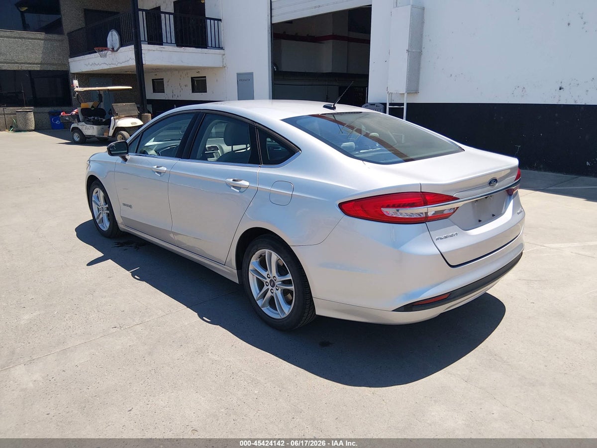 2018 FORD FUSION HYBRID S — снимка 3