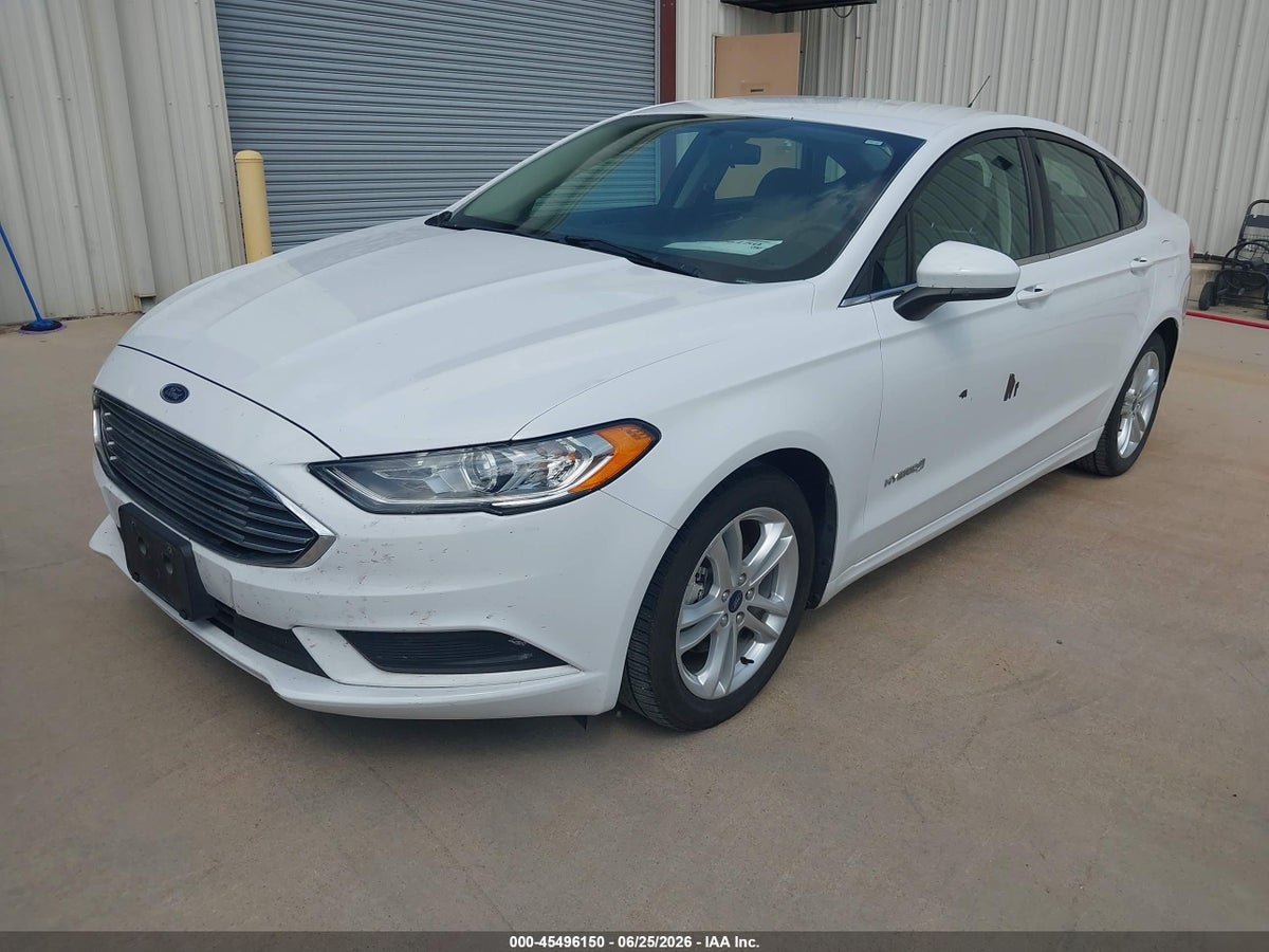 2018 FORD FUSION HYBRID S — снимка 2