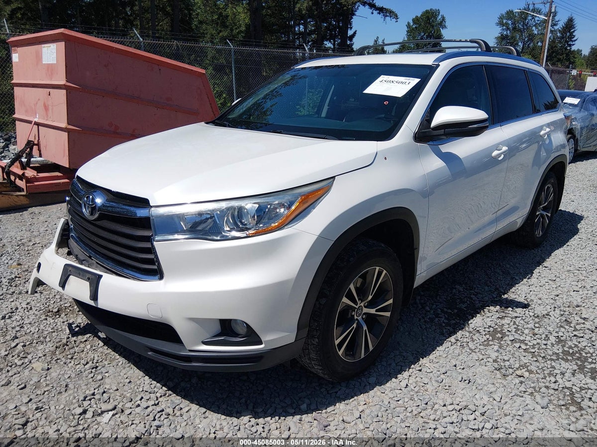 2016 TOYOTA HIGHLANDER XLE V6 — снимка 2