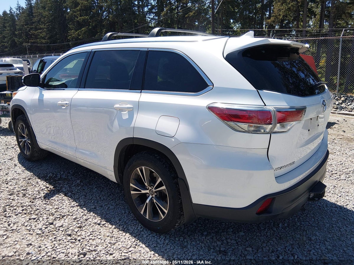 2016 TOYOTA HIGHLANDER XLE V6 — снимка 3