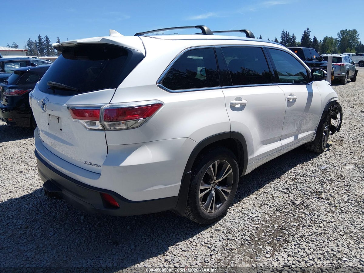 2016 TOYOTA HIGHLANDER XLE V6 — снимка 4