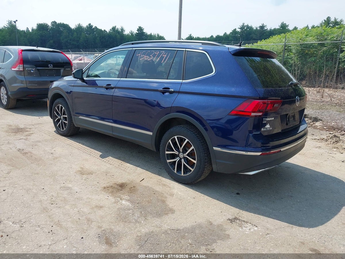 2021 VOLKSWAGEN TIGUAN 2.0T SE/2.0T SE R-LINE BLACK/2.0T SEL — снимка 3