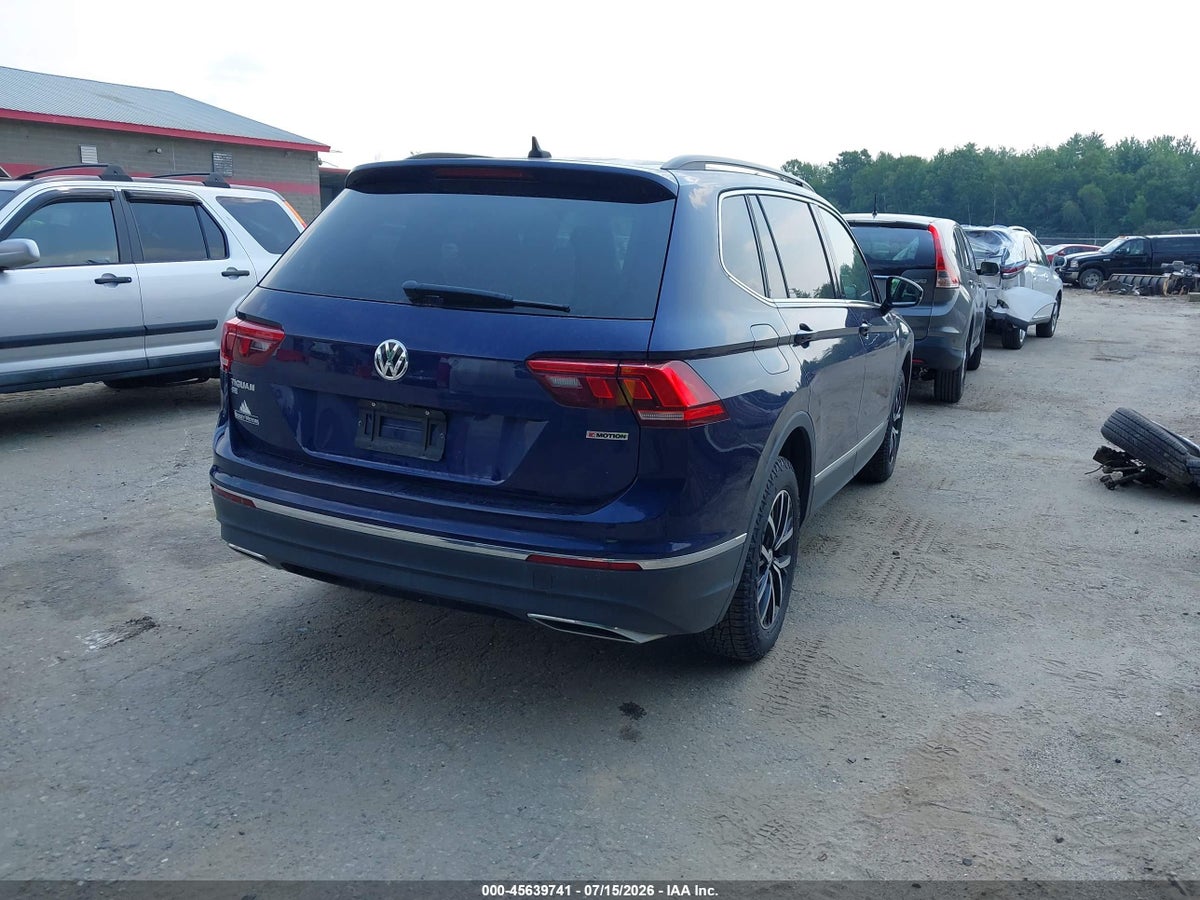 2021 VOLKSWAGEN TIGUAN 2.0T SE/2.0T SE R-LINE BLACK/2.0T SEL — снимка 4