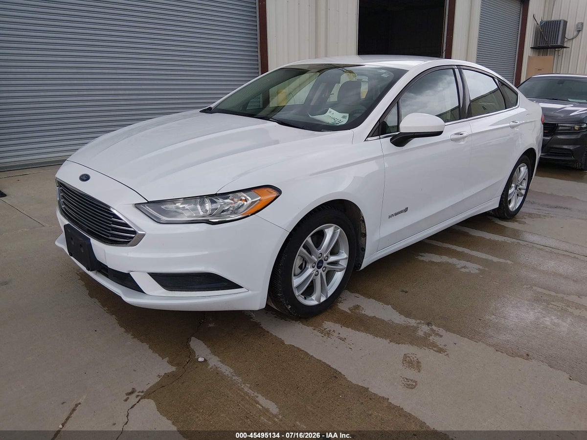 2018 FORD FUSION HYBRID S — снимка 2