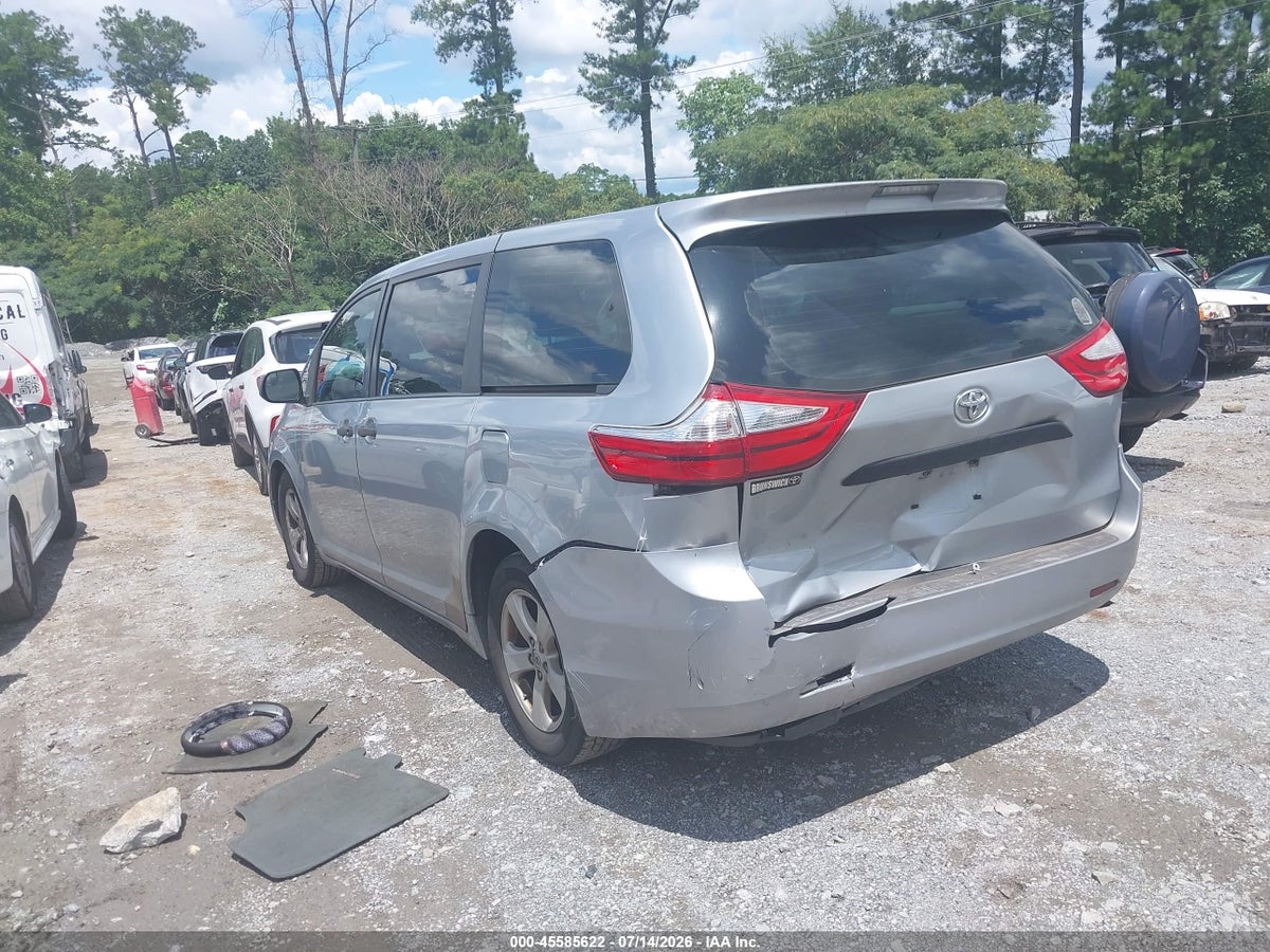 2015 TOYOTA SIENNA L 7 PASSENGER — снимка 3