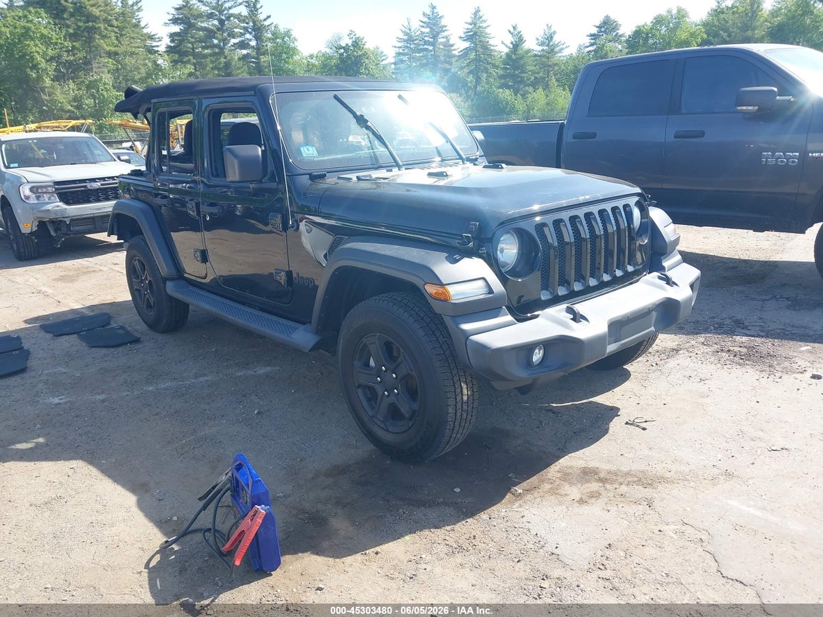 2019 JEEP WRANGLER UNLIMITED SPORT S 4X4