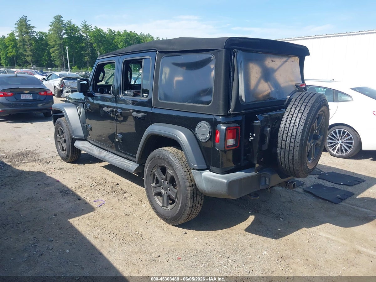 2019 JEEP WRANGLER UNLIMITED SPORT S 4X4 — снимка 3