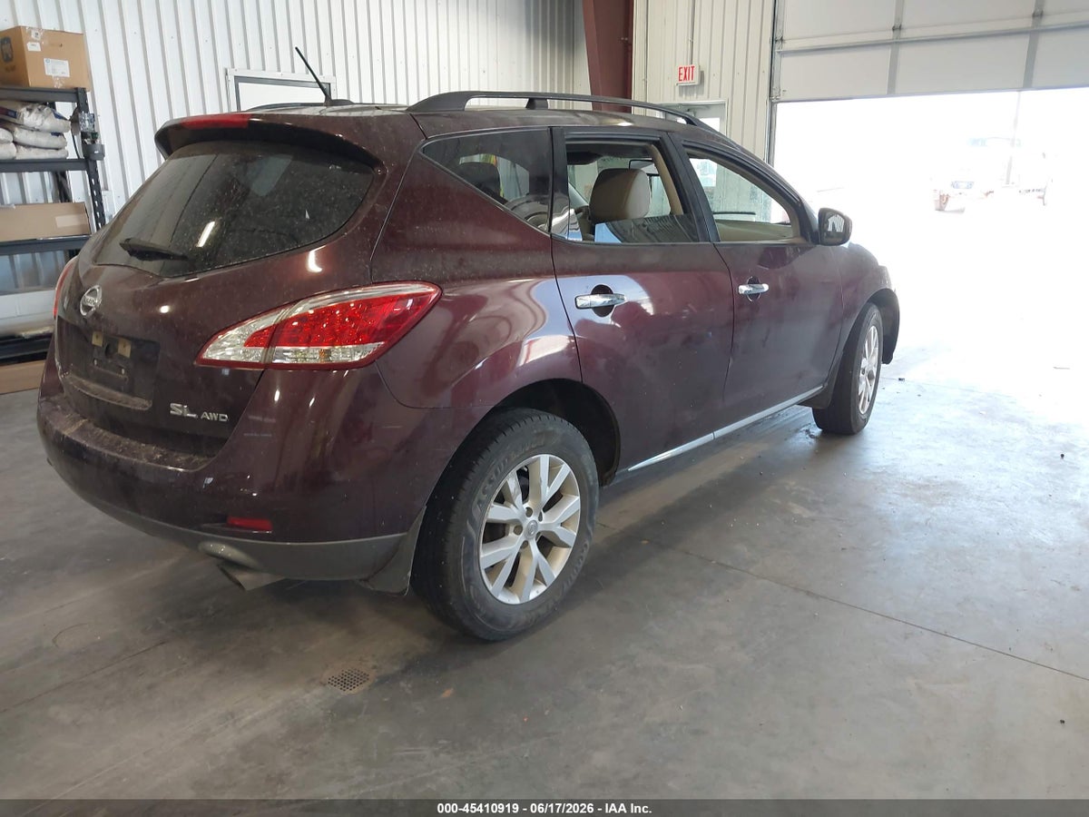 2014 NISSAN MURANO SL — снимка 4
