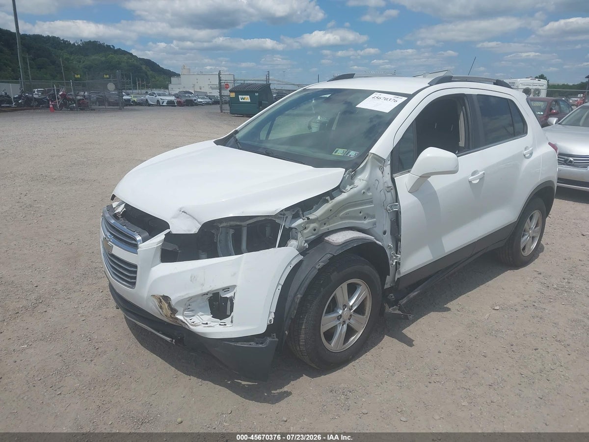 2016 CHEVROLET TRAX LT — снимка 2