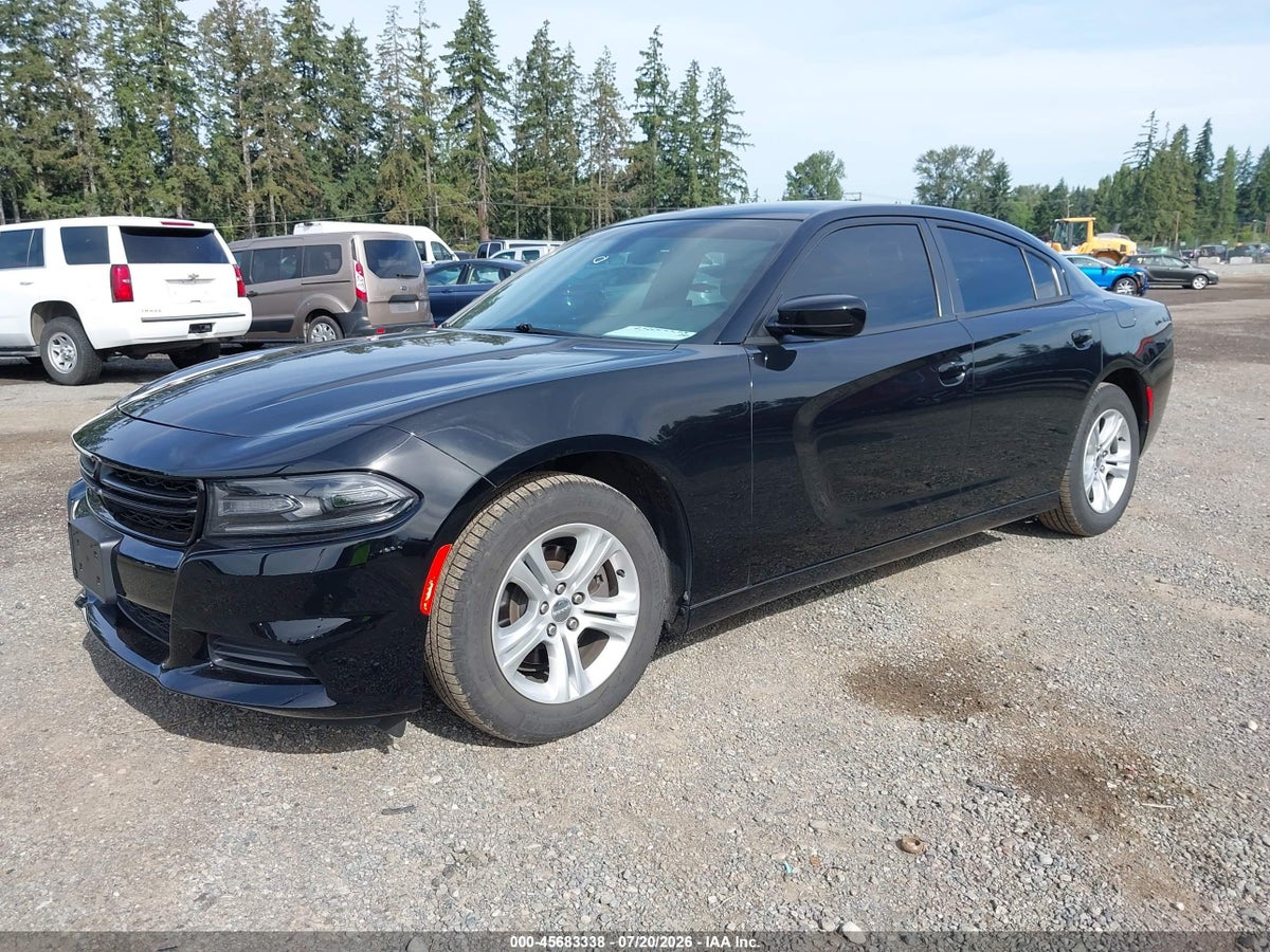 2019 DODGE CHARGER SXT RWD — снимка 2