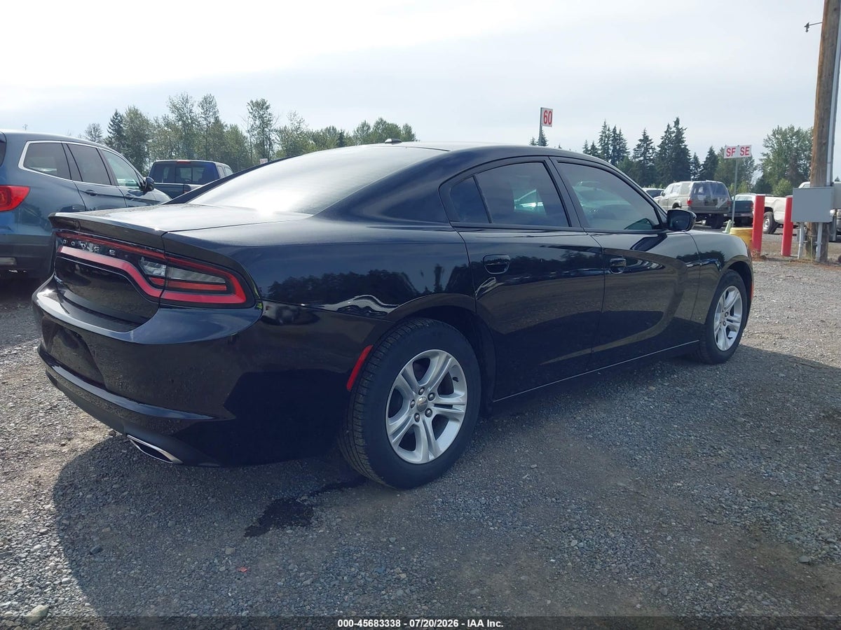 2019 DODGE CHARGER SXT RWD — снимка 4