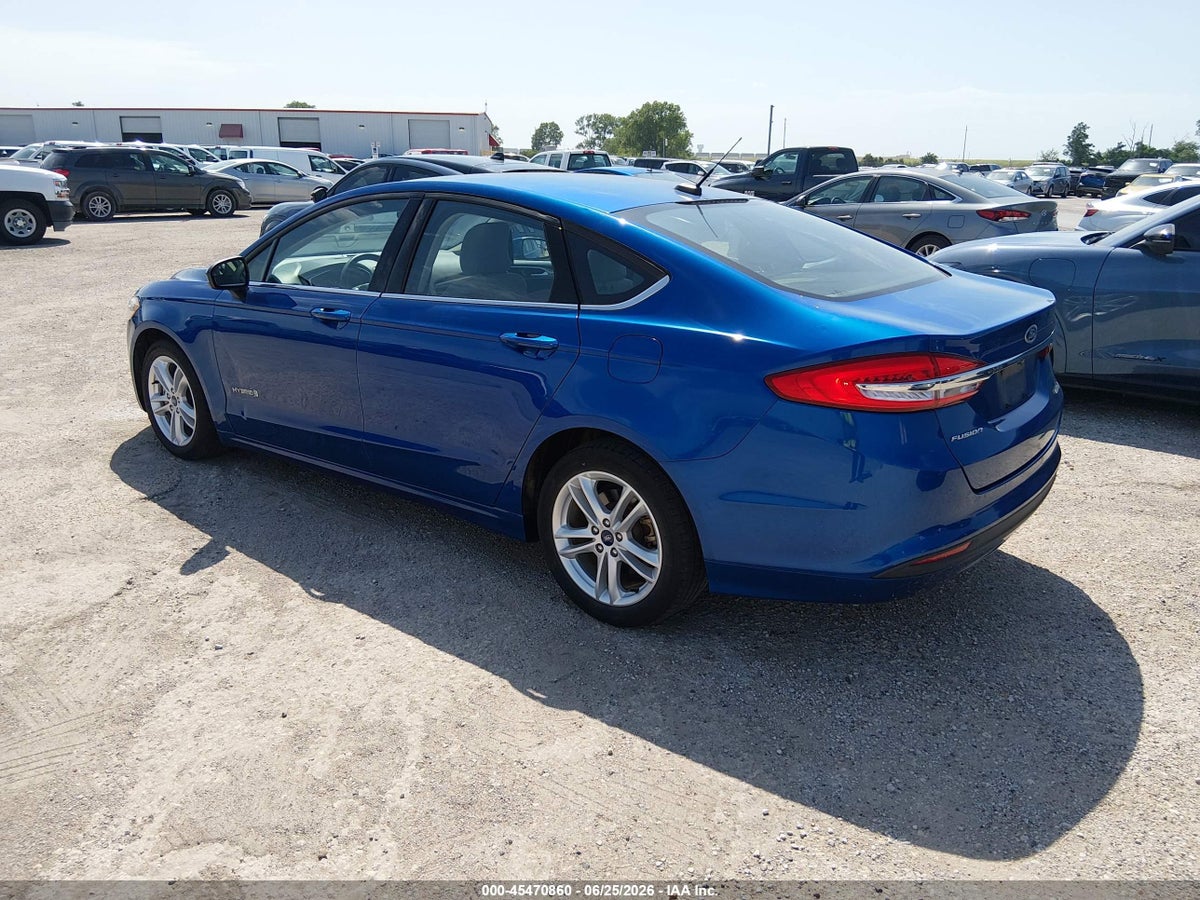 2018 FORD FUSION HYBRID S — снимка 3