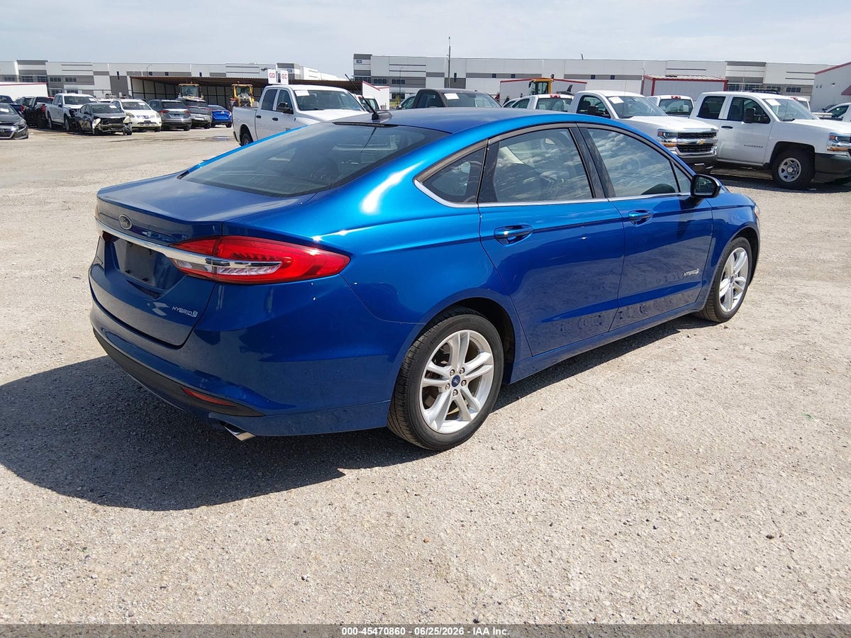 2018 FORD FUSION HYBRID S — снимка 4