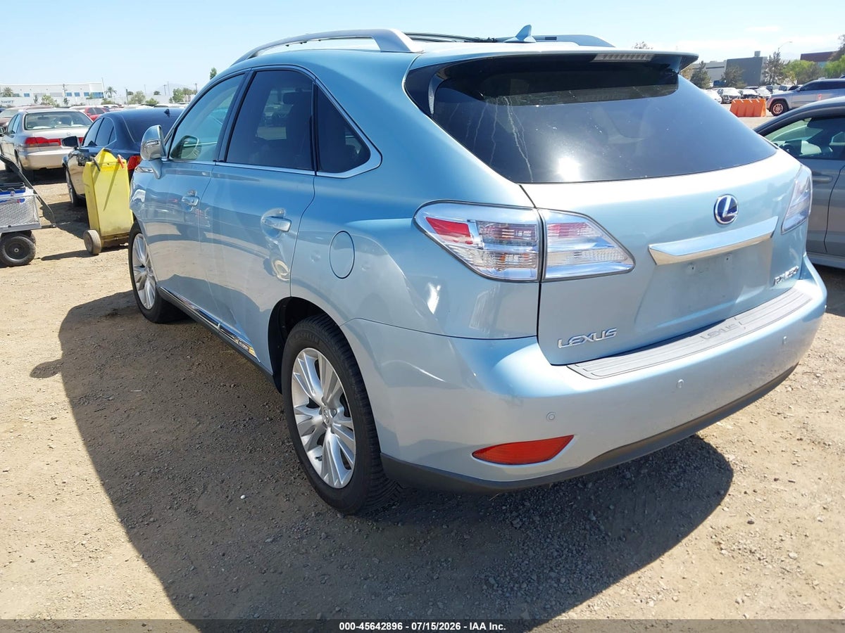 2010 LEXUS RX 450H — снимка 3