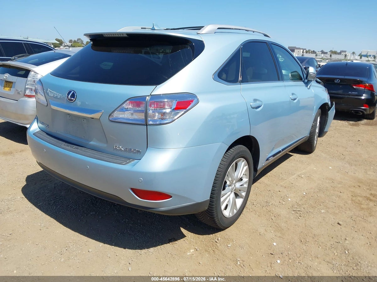 2010 LEXUS RX 450H — снимка 4