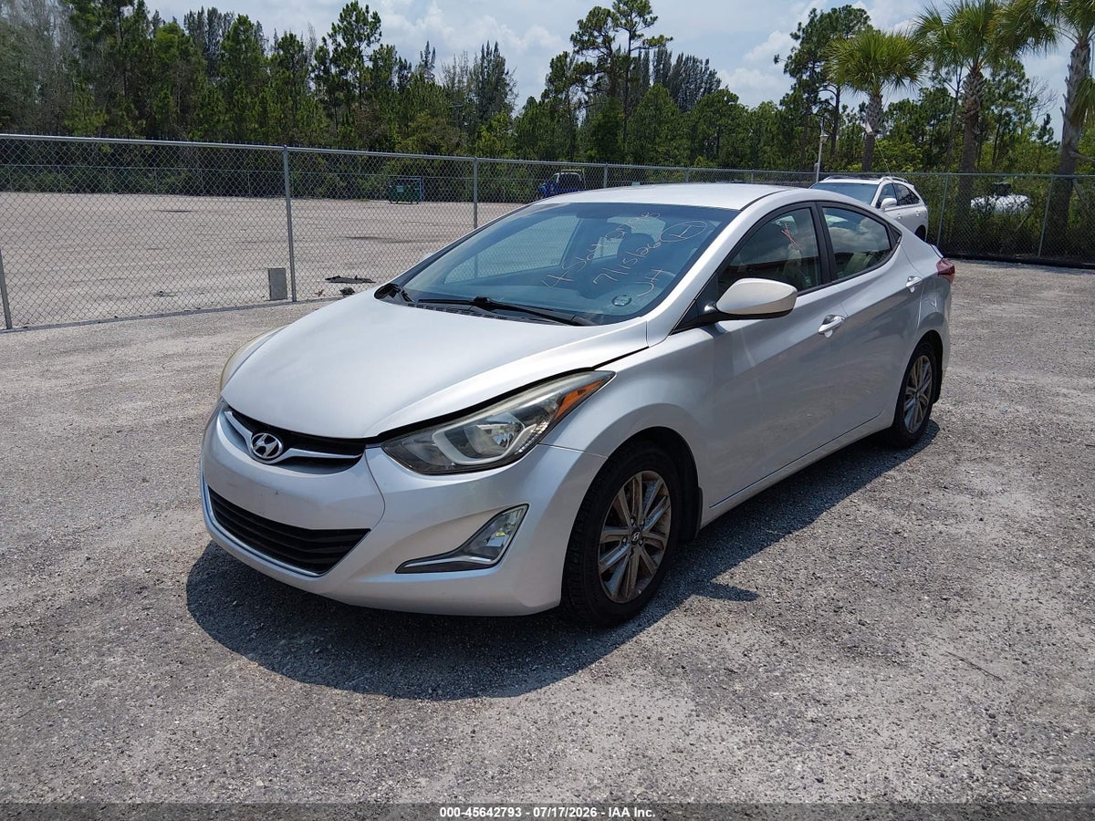2015 HYUNDAI ELANTRA SE — снимка 2
