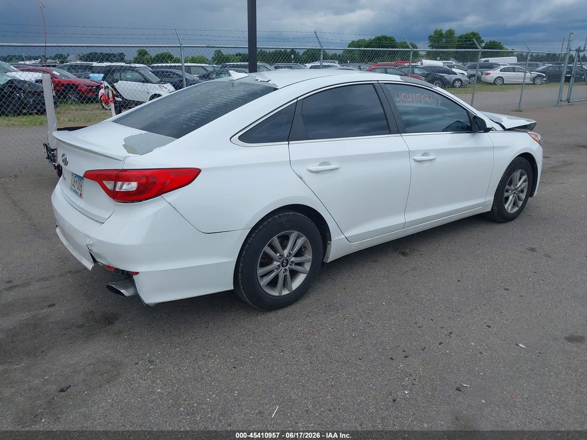2016 HYUNDAI SONATA SE — снимка 4