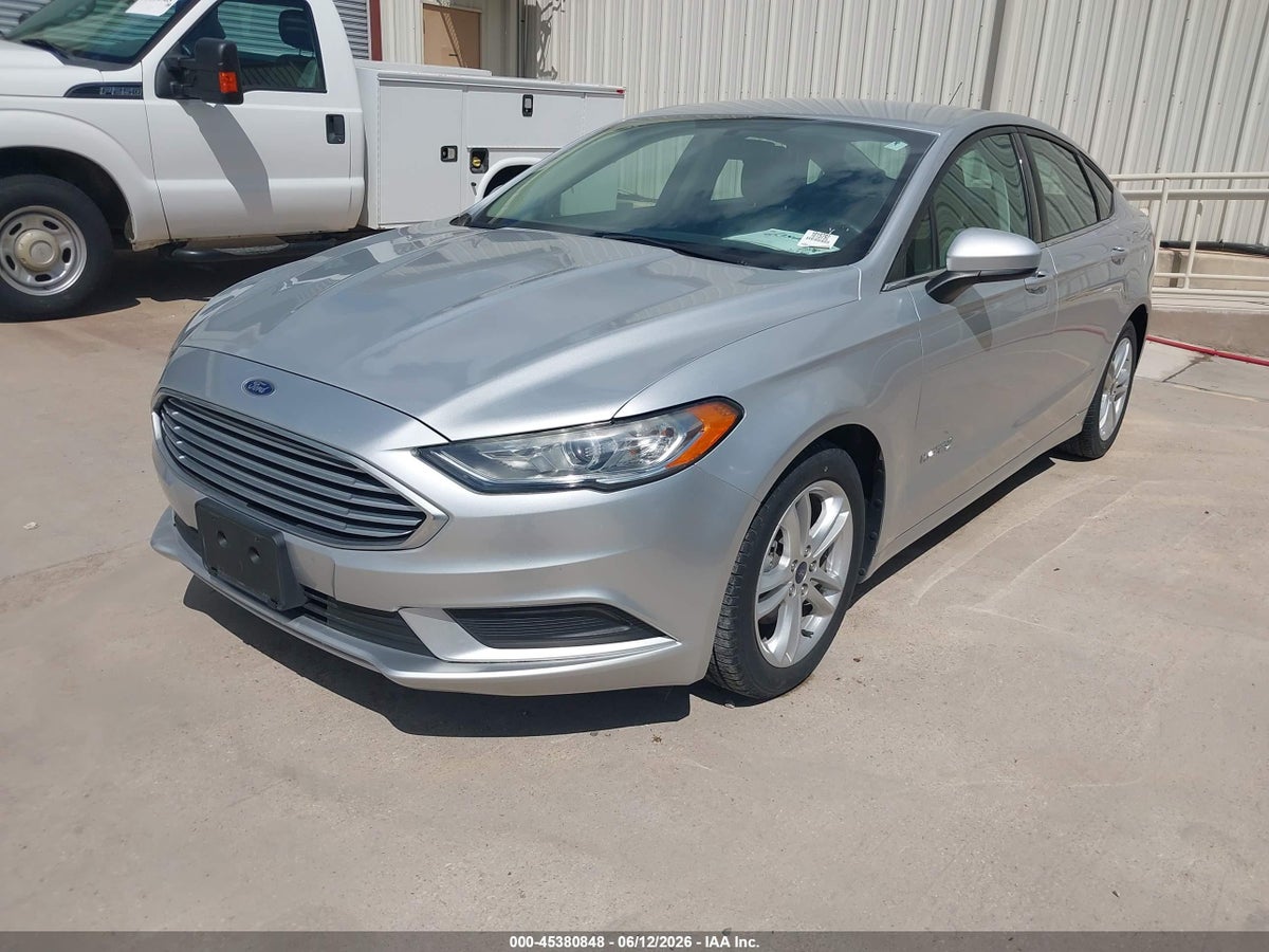 2018 FORD FUSION HYBRID S — снимка 2