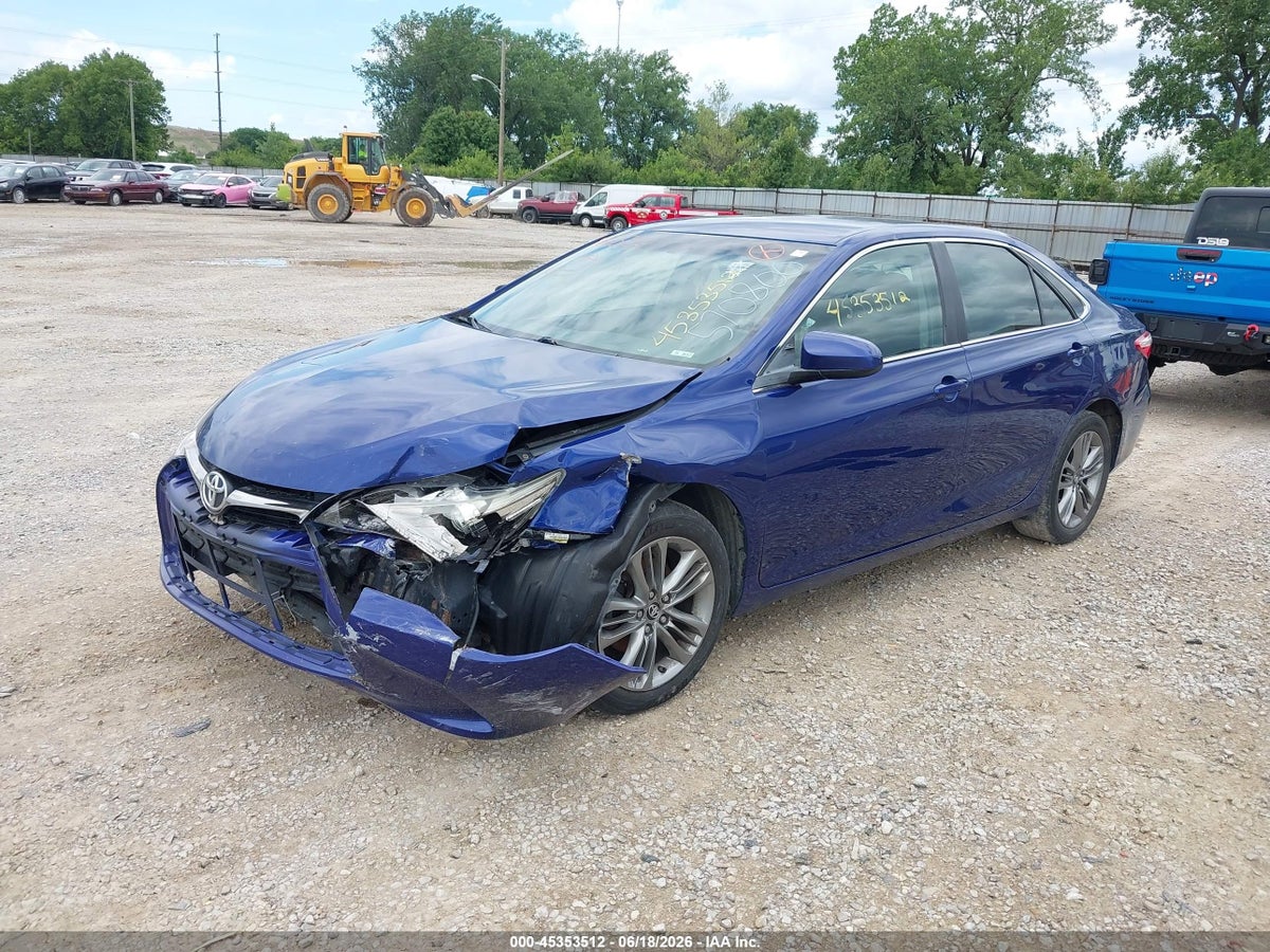 2016 TOYOTA CAMRY SE — снимка 2
