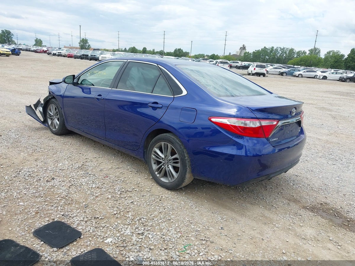 2016 TOYOTA CAMRY SE — снимка 3