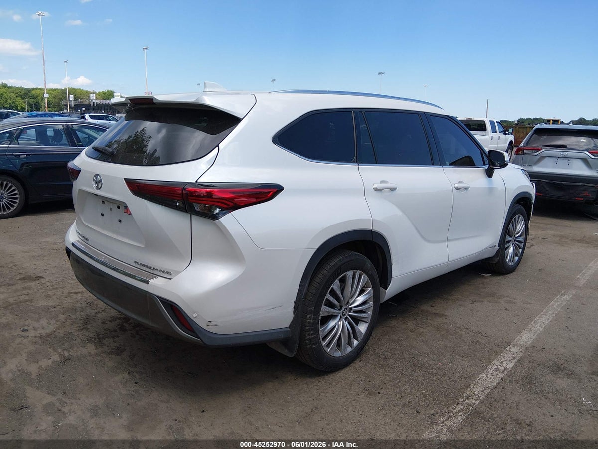 2022 TOYOTA HIGHLANDER PLATINUM — снимка 4