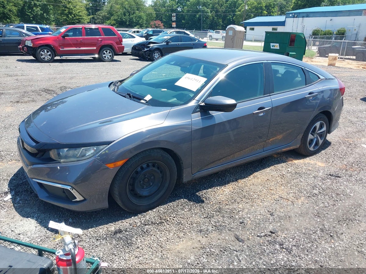 2020 HONDA CIVIC LX — снимка 2