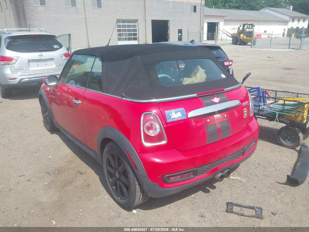 2013 MINI CONVERTIBLE COOPER S — снимка 3
