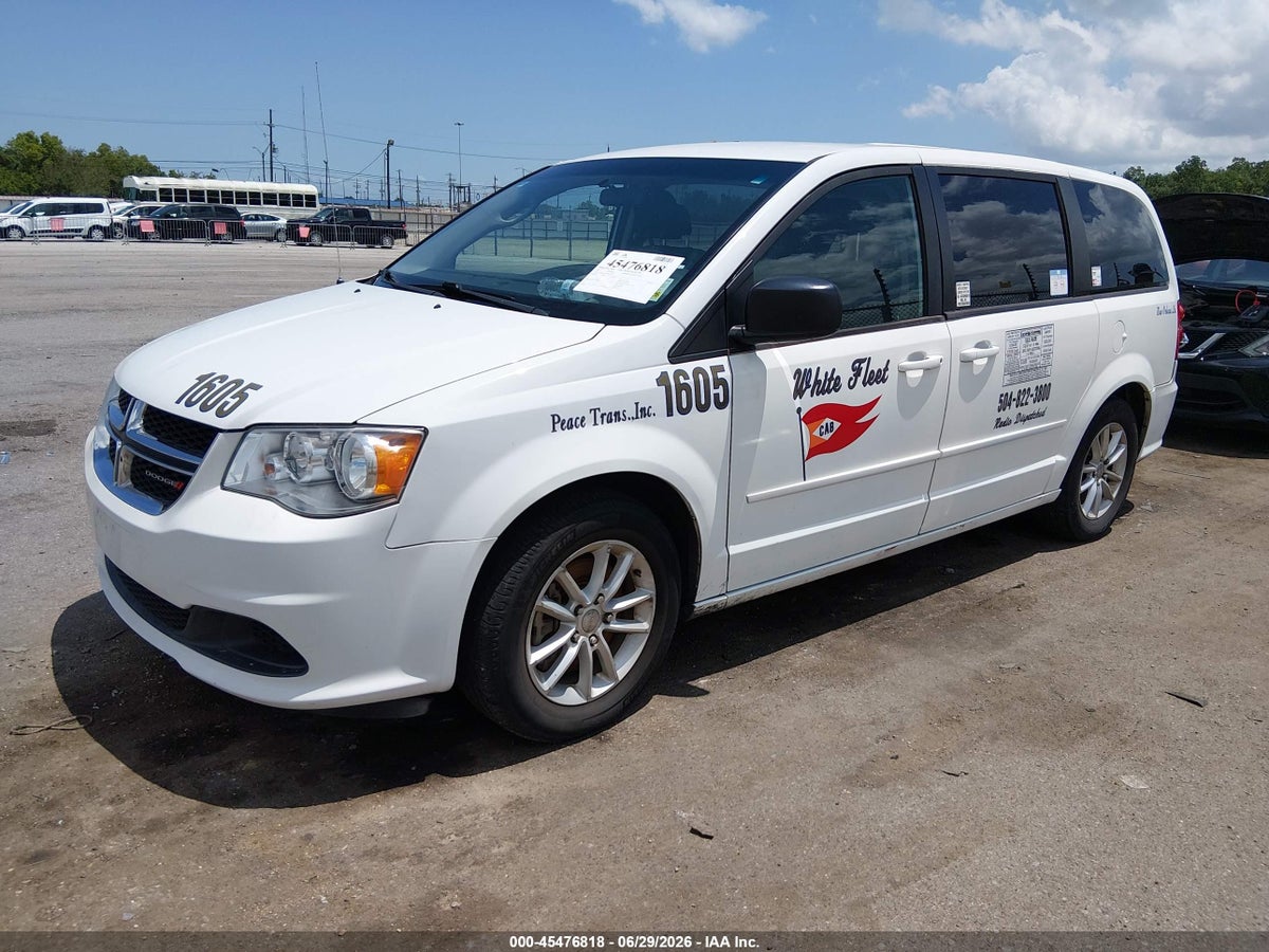 2017 DODGE GRAND CARAVAN SE — снимка 2
