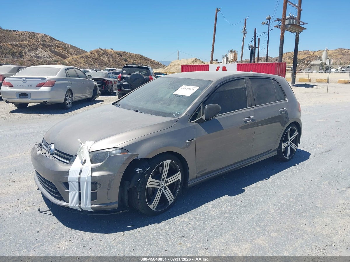 2015 VOLKSWAGEN GOLF R 4-DOOR — снимка 2