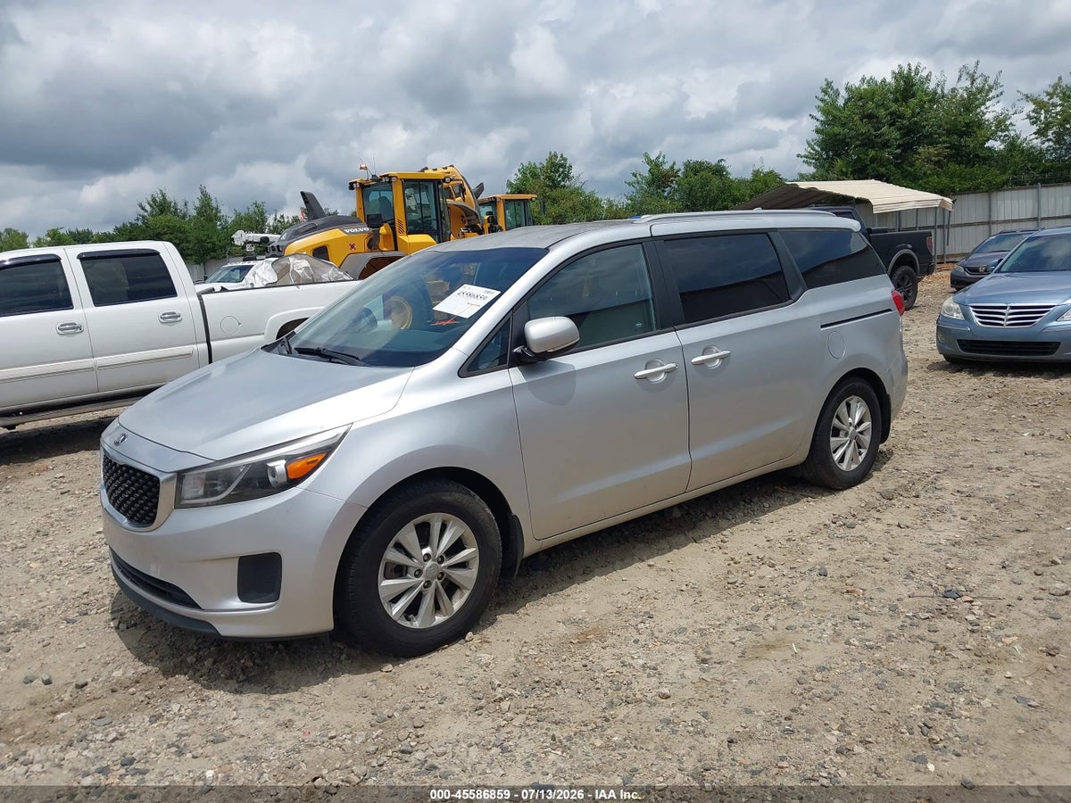 2016 KIA SEDONA LX — снимка 2