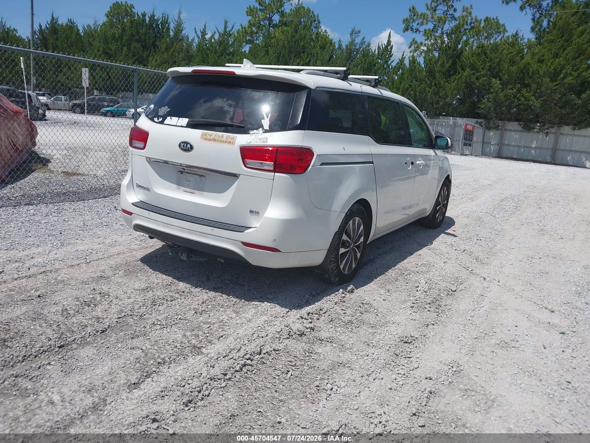 2015 KIA SEDONA SX — снимка 4