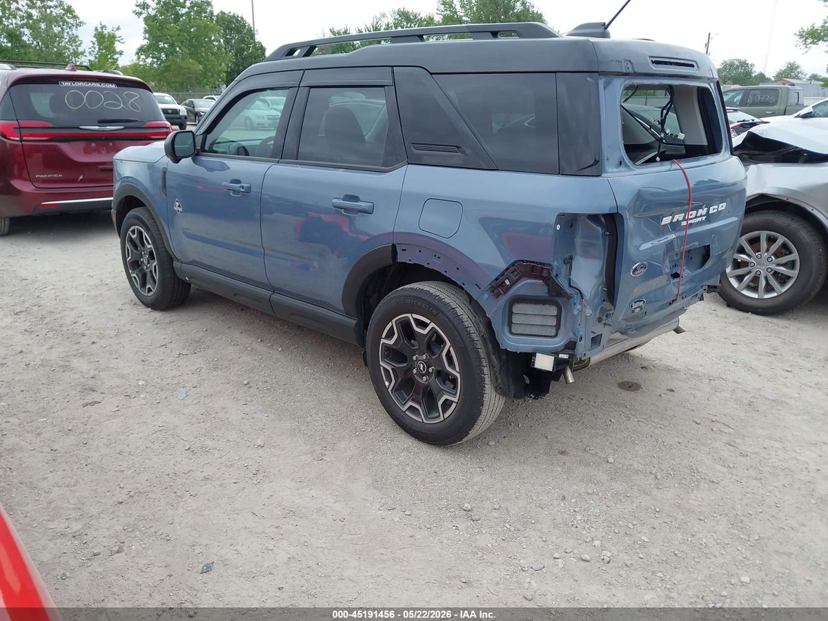 2025 FORD BRONCO SPORT OUTER BANKS — снимка 3