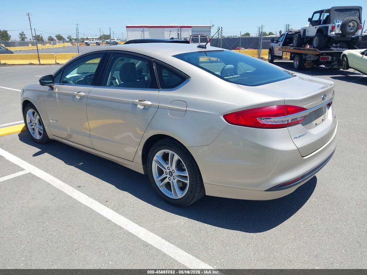 2018 FORD FUSION HYBRID S — снимка 3