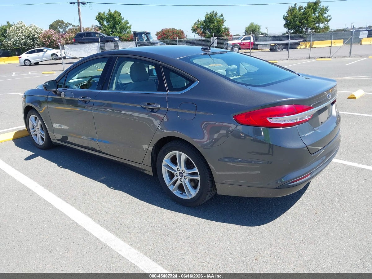 2018 FORD FUSION HYBRID S — снимка 3