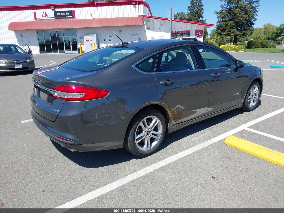 2018 FORD FUSION HYBRID S — снимка 4
