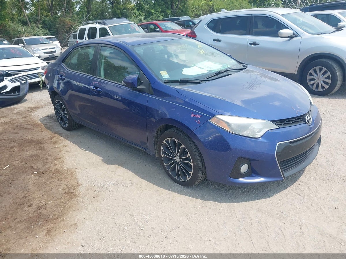 2015 TOYOTA COROLLA S PLUS