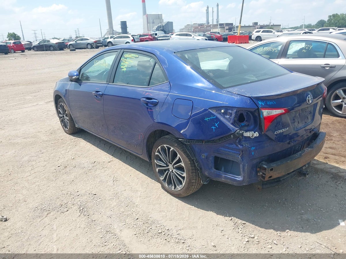 2015 TOYOTA COROLLA S PLUS — снимка 3