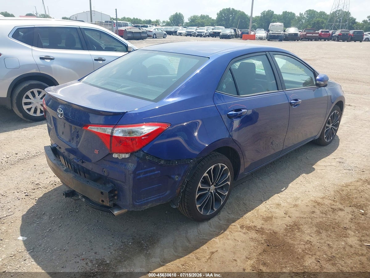 2015 TOYOTA COROLLA S PLUS — снимка 4