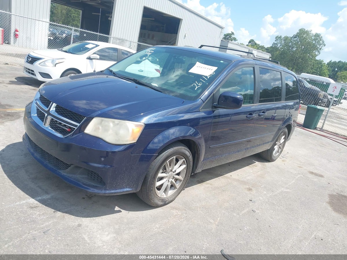 2014 DODGE GRAND CARAVAN SXT — снимка 2