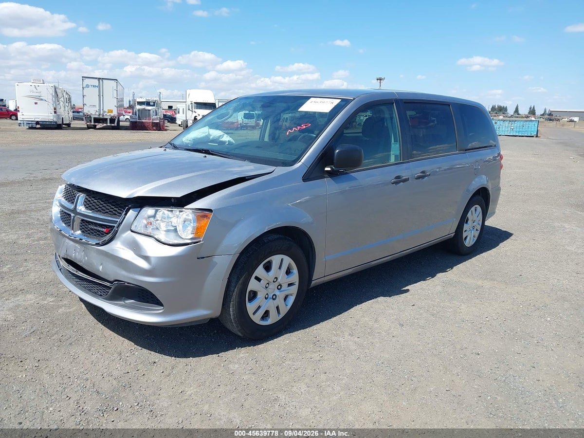 2019 DODGE GRAND CARAVAN SE — снимка 2