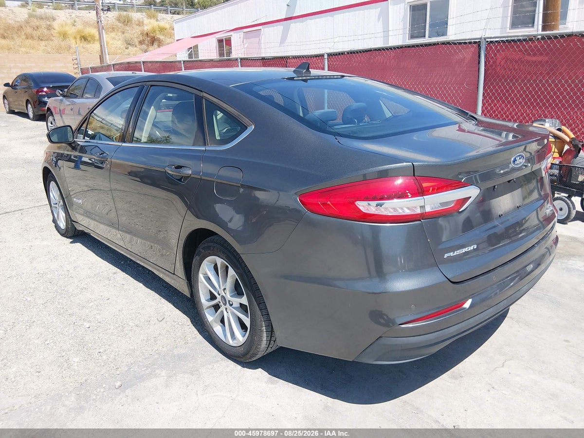 2019 FORD FUSION HYBRID SE — снимка 3