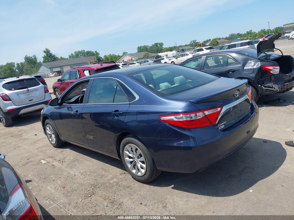 2016 TOYOTA CAMRY LE — снимка 3