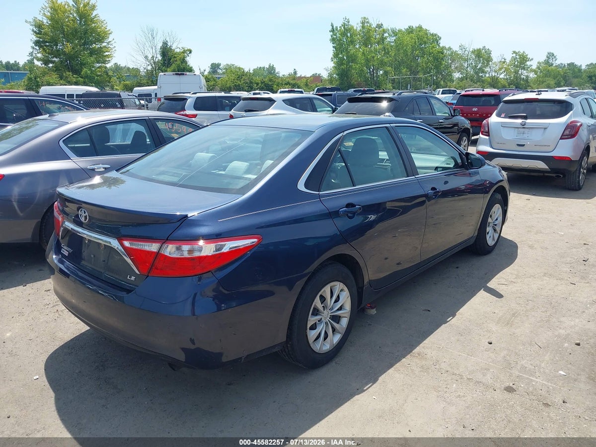 2016 TOYOTA CAMRY LE — снимка 4